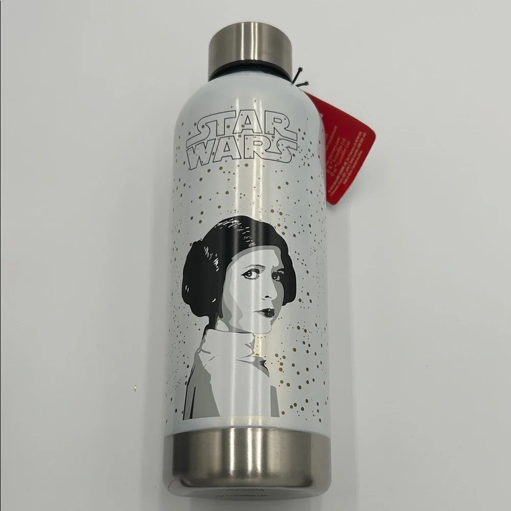 Williams Sonoma White Stainless Steel Character Water Bottle